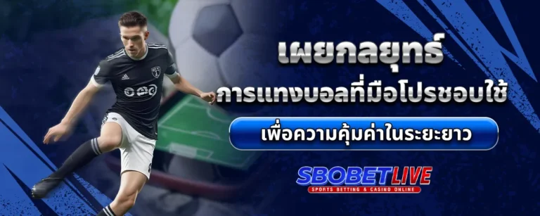 Read more about the article เผยกลยุทธ์การ แทงบอล ที่มือโปรชอบใช้ เพื่อความคุ้มค่าในระยะยาว