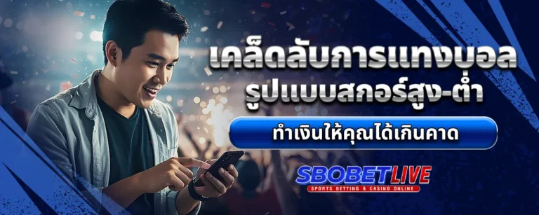 Read more about the article เคล็ดลับการ แทงบอล รูปแบบสกอร์สูง-ต่ำ ทำเงินให้คุณได้เกินคาด